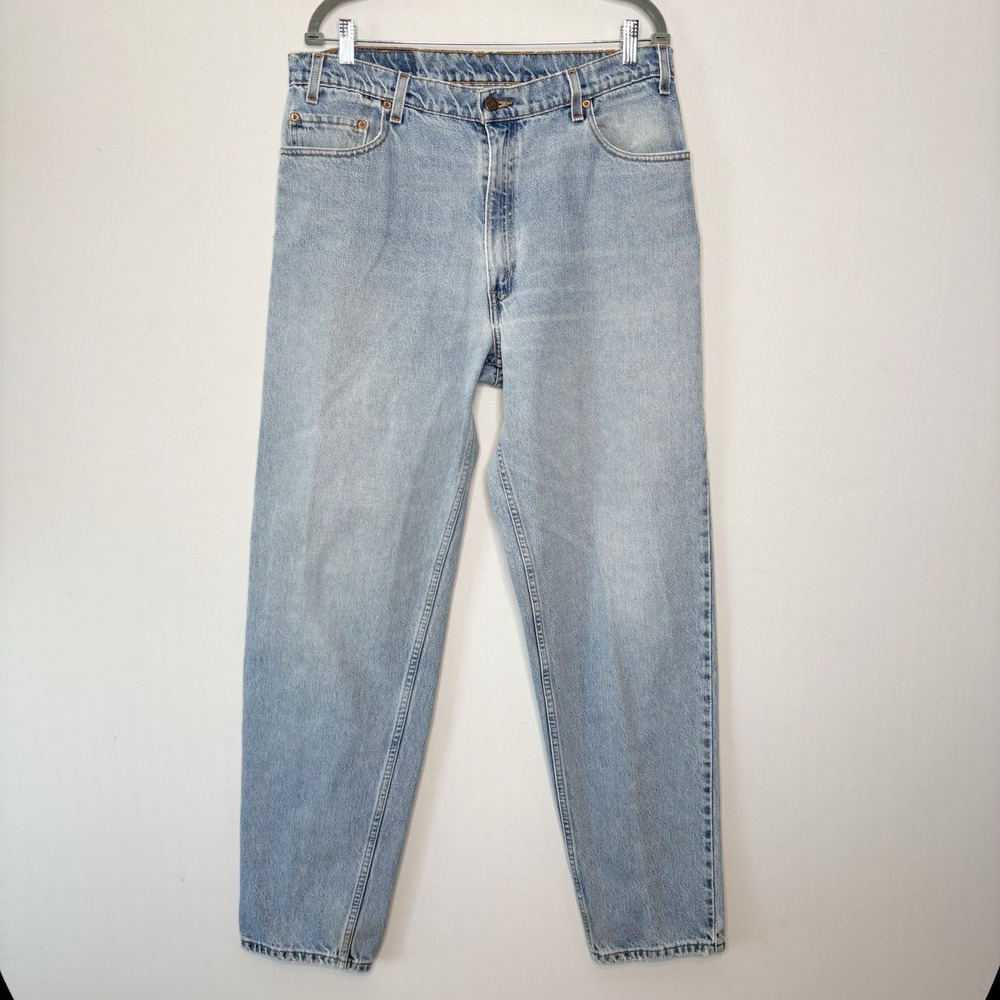 1998 Levi's 560 Jeans 36x33 Loose Fit Tapered Leg Denim Vintage Faded Baggy